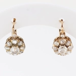 Pendientes vintage diamantes 