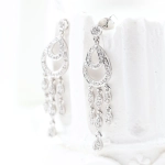 Pendientes con diamantes 