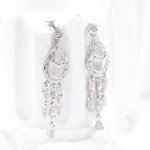 Pendientes con diamantes 