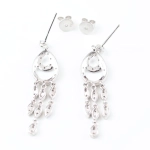 Pendientes con diamantes 