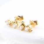 Pendientes con diamantes 