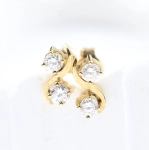 Pendientes con diamantes 