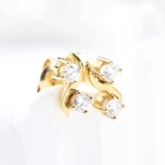 Pendientes con diamantes 