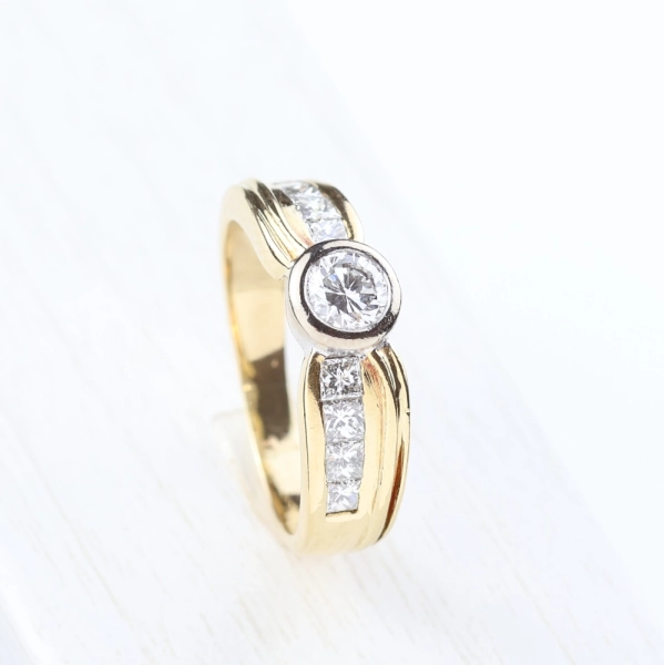 Anillo diamantes 